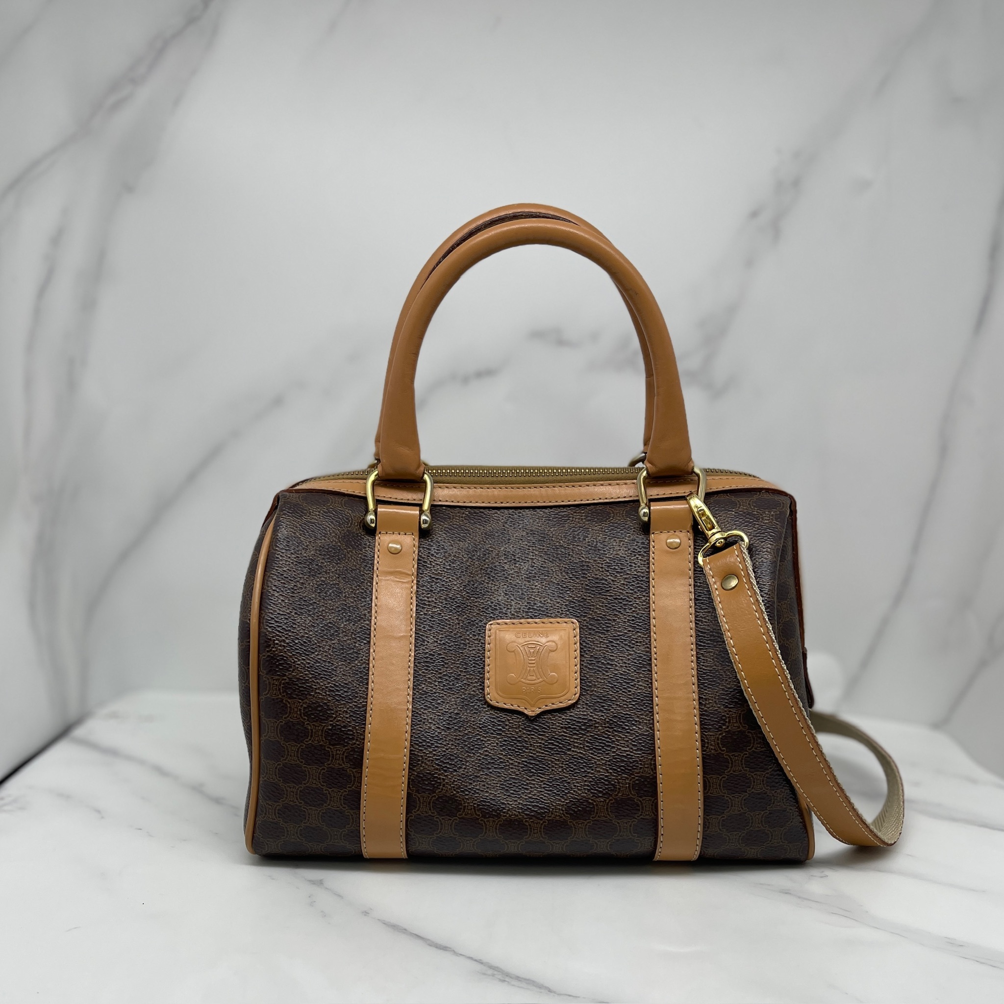 Celine Macadam Boston Bag