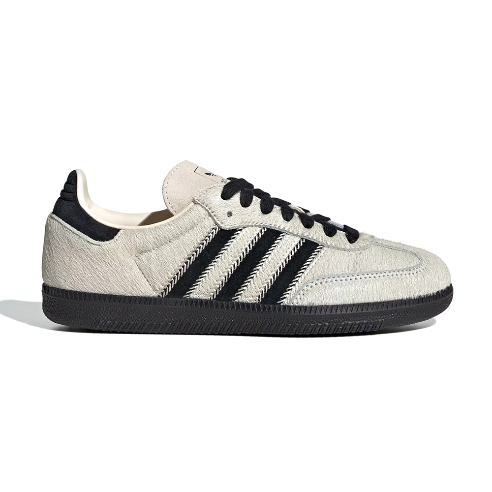 Adidas Samba OG 女鞋 米灰黑色 運動 休閒 德訓鞋 馬海毛 滑板 復古 黑膠底 休閒鞋 JP5329