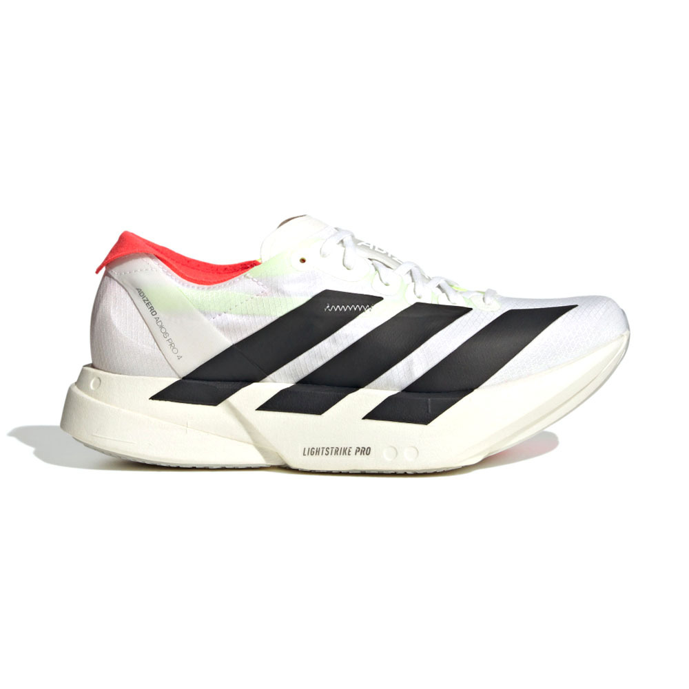 Adidas Adizero Adios Pro 4 女鞋 白黑色 運動 緩震 愛迪達 跑鞋 競速 慢跑鞋 JR1163