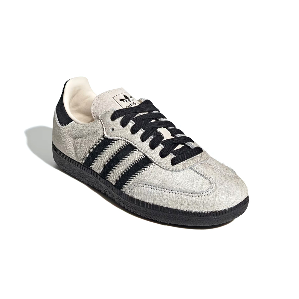 Adidas Samba OG 女鞋 米灰黑色 運動 休閒 德訓鞋 馬海毛 滑板 復古 黑膠底 休閒鞋 JP5329