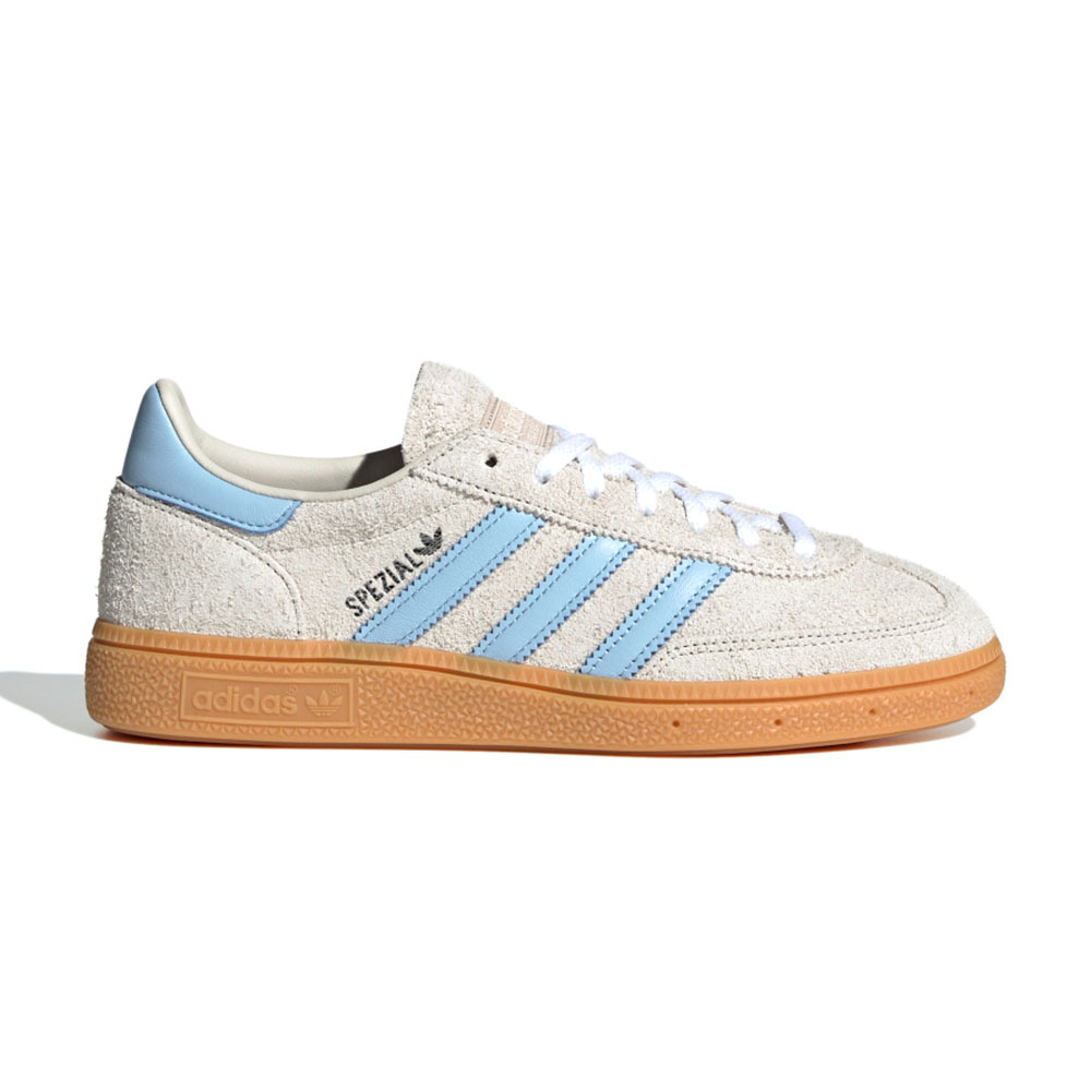 Adidas Handball Spezial 女鞋 米白藍色 膠底 德訓鞋 復古 滑板 愛迪達 休閒鞋 JS0241