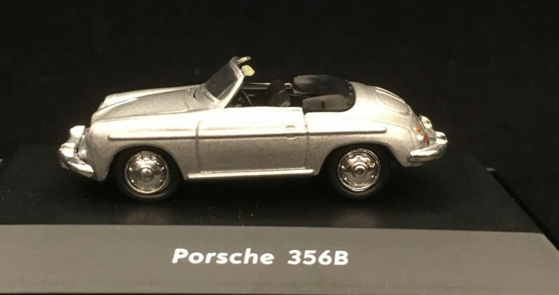 Welly 73106SW HO規 Porsche 356B 敞篷跑車.銀色