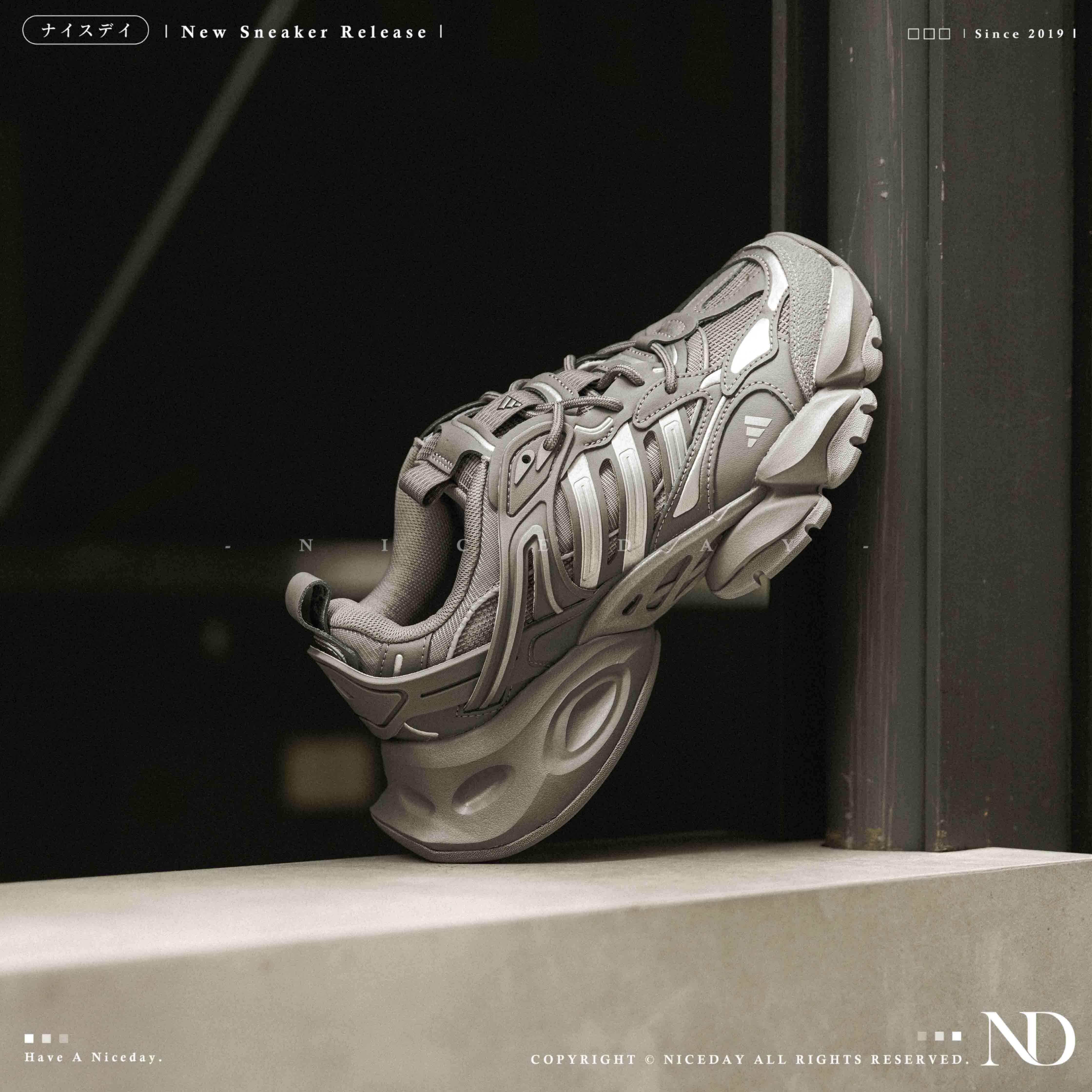 NICEDAY 代購 Adidas XLG Runner Deluxe 深灰 灰 煙灰 機甲鞋 巴黎世家 JR9174