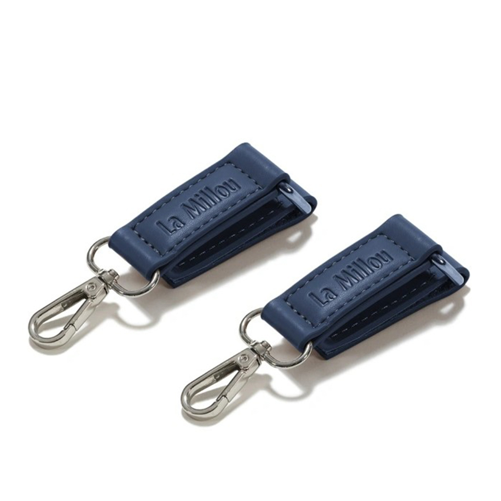 La Millou波蘭 FEERIA 嬰兒推車皮革掛勾｜軍藍