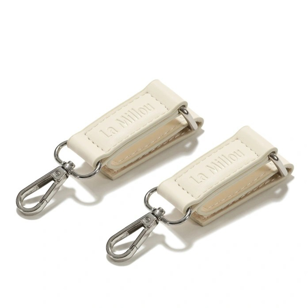 La Millou波蘭 FEERIA 嬰兒推車皮革掛勾｜純白