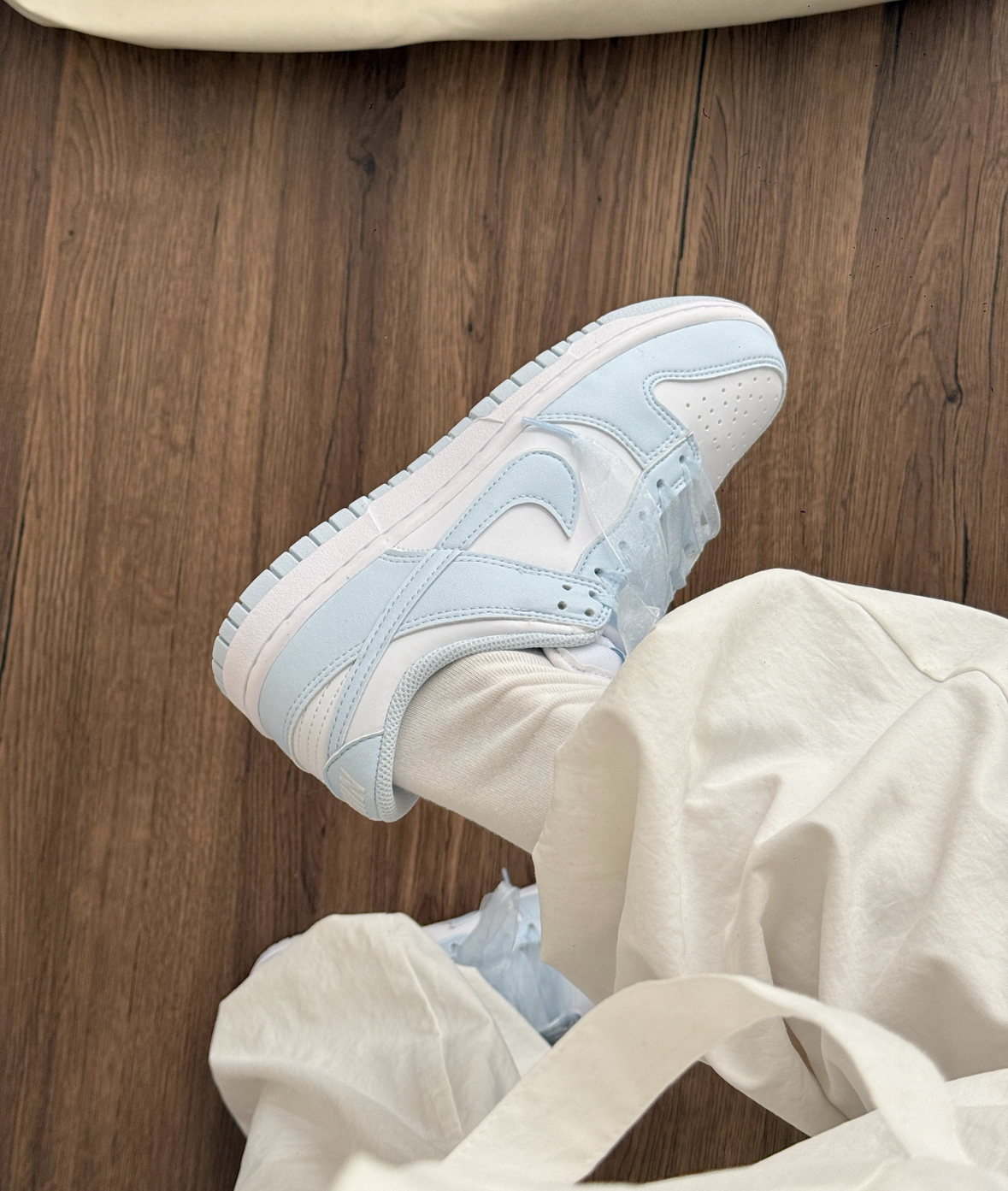 Nike Dunk Low 冰藍色 寶寶藍 緞帶 芭蕾風 女款 IB7311-100/預購