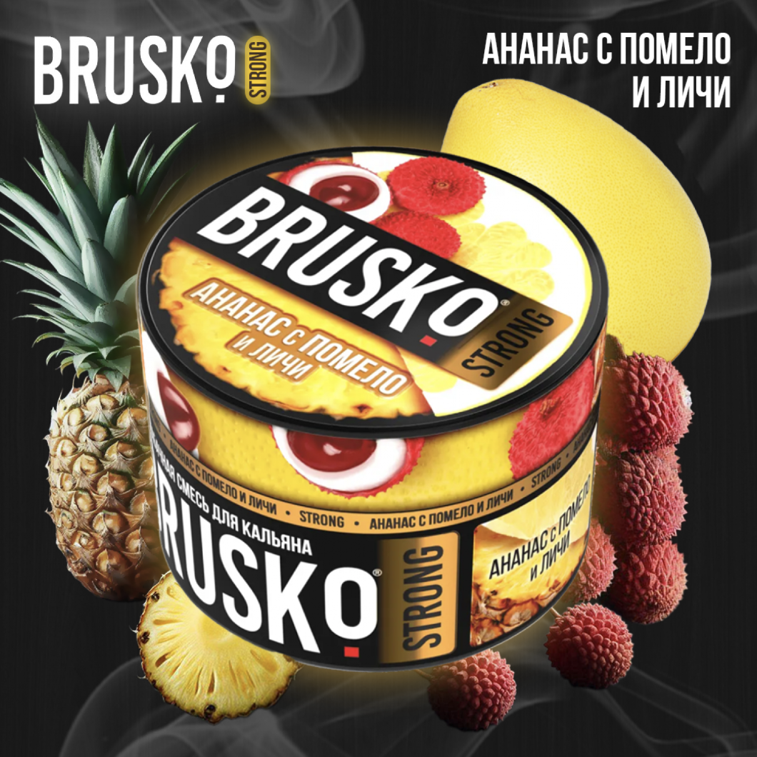 Brusko Pineapple Pomelo with Lychee 50g