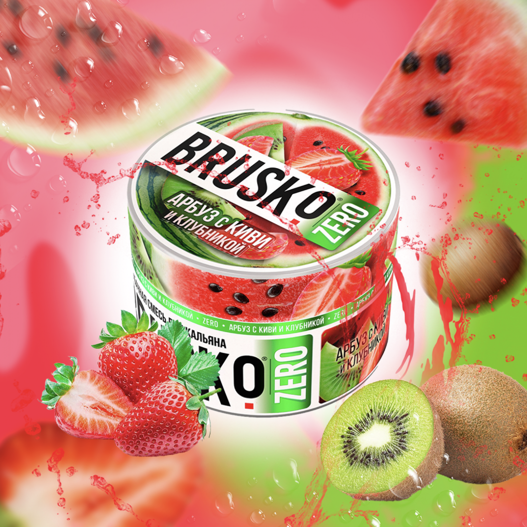 Brusko watermelon with kiwi and strawberry 50g