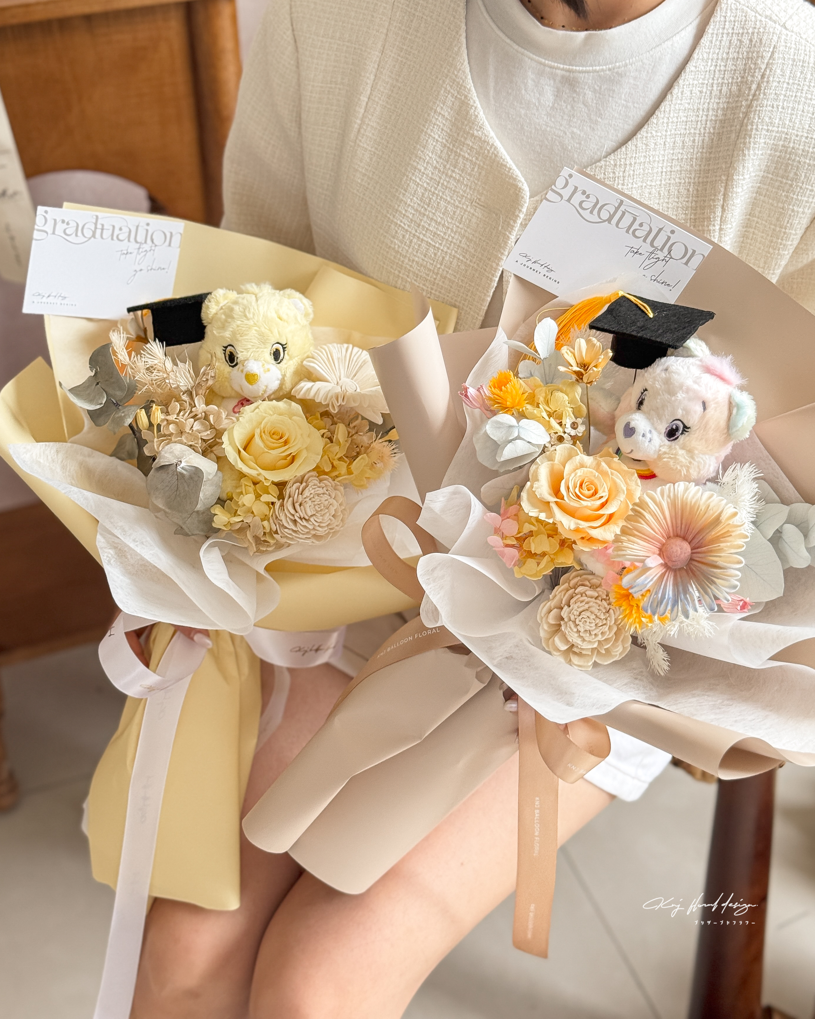 Care Bears 畢業永生花束