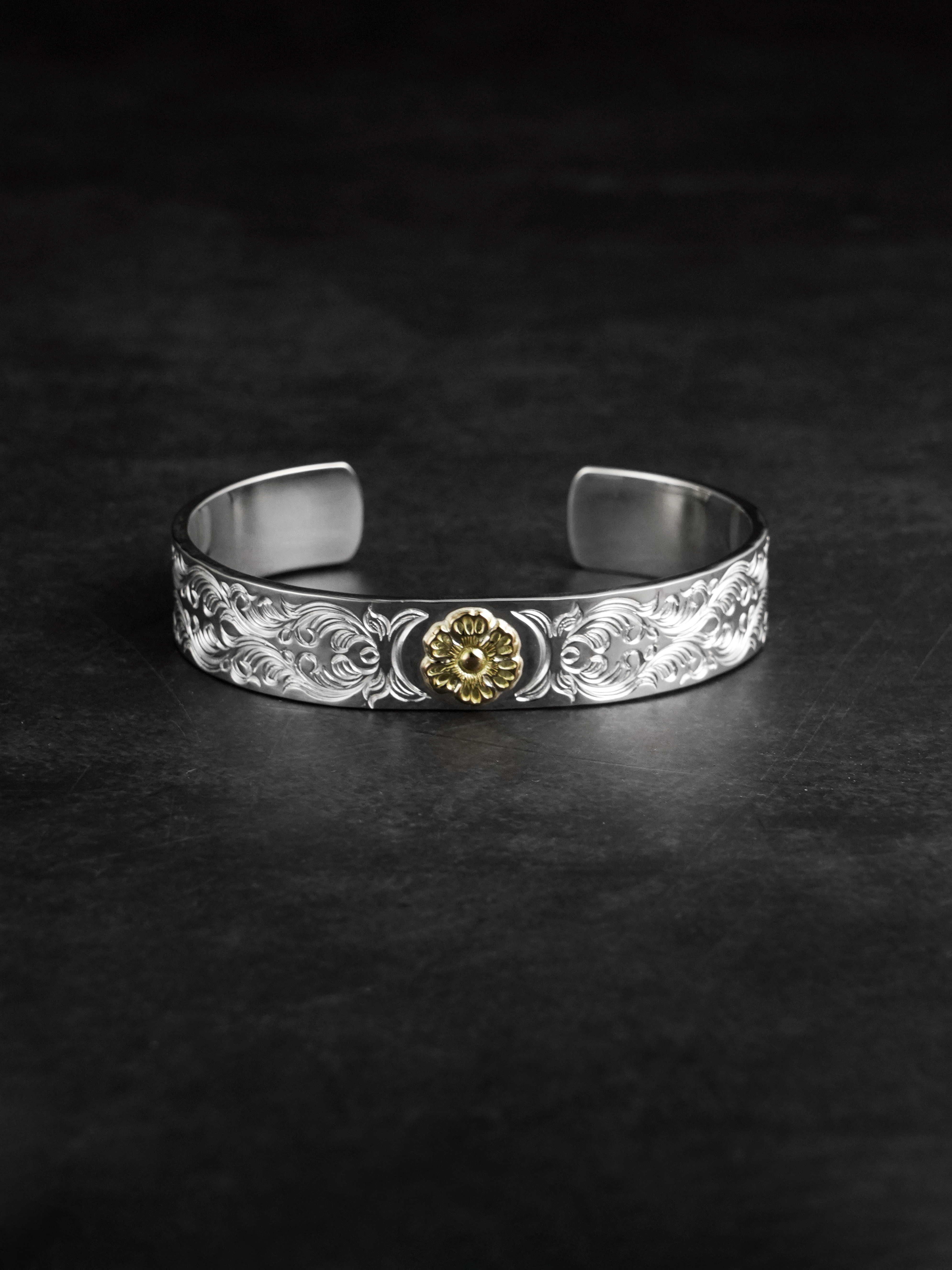 Dear Blossom 雙唐草玫瑰平打手環 B-139