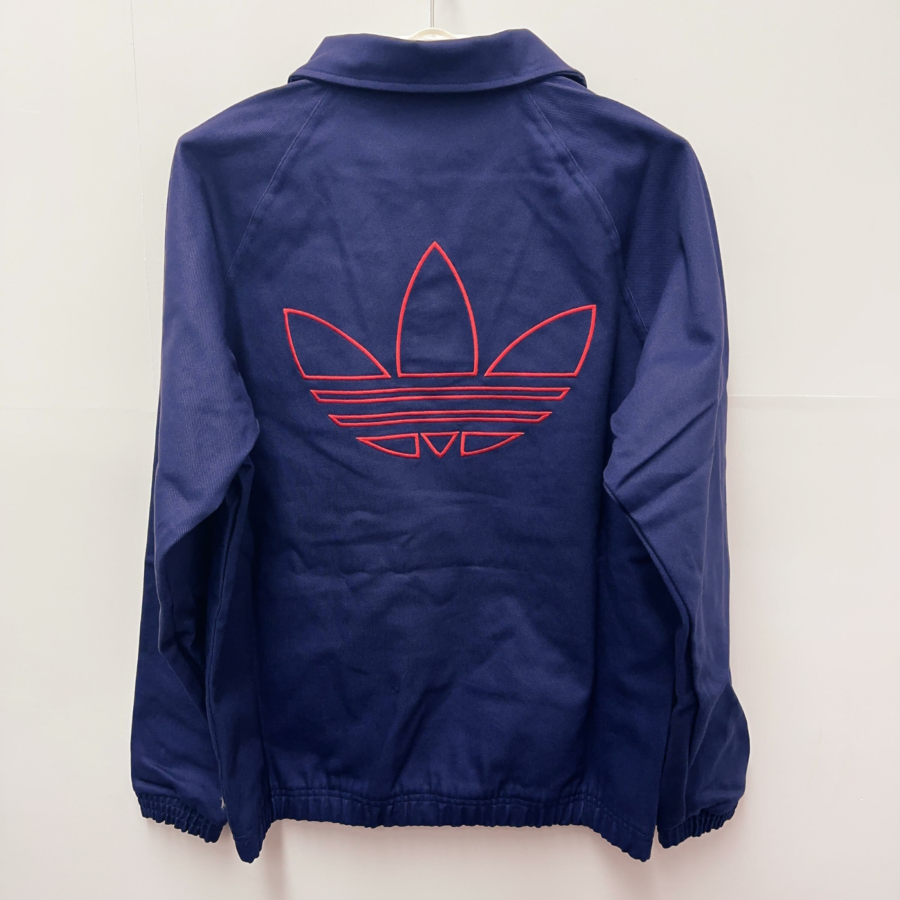 阿仙奴Adidas藍色三葉logo長袖衫