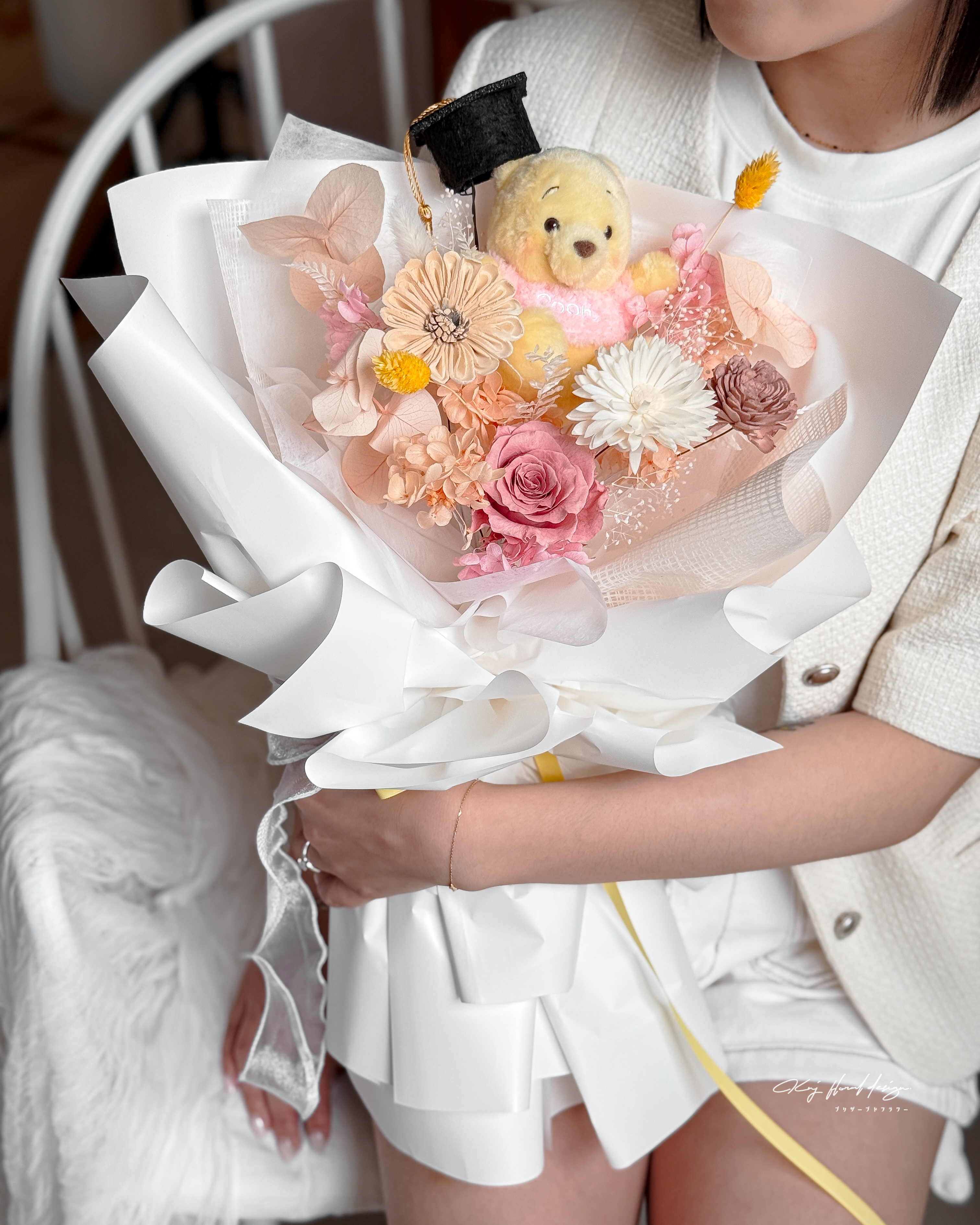 Winnie the Pooh 小熊維尼畢業花束