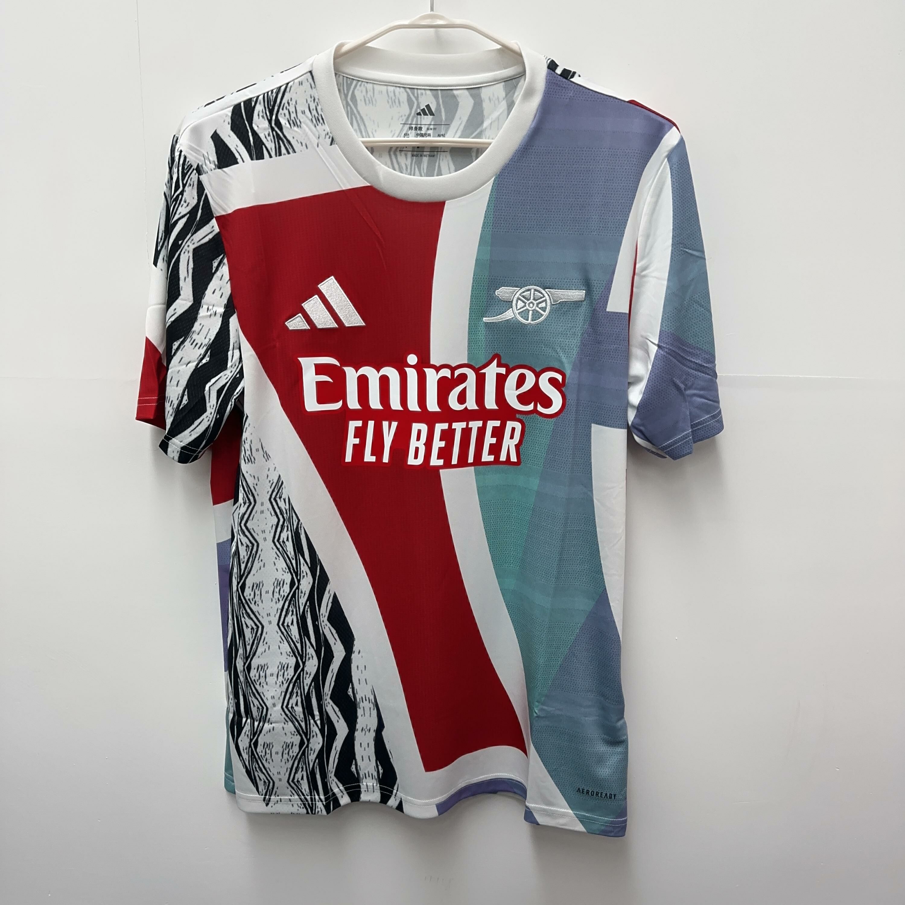 阿仙奴Adidas 24/25三色短袖PRE MATCH