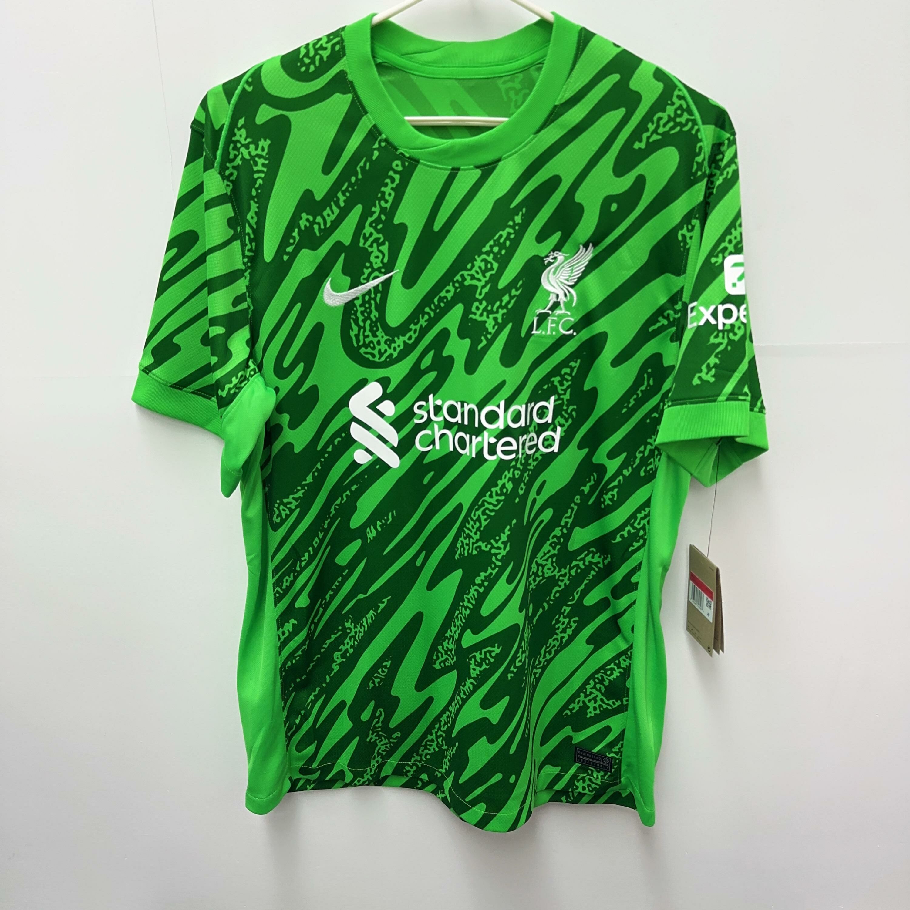 利物浦Nike24/25綠色龍門球迷版球衣