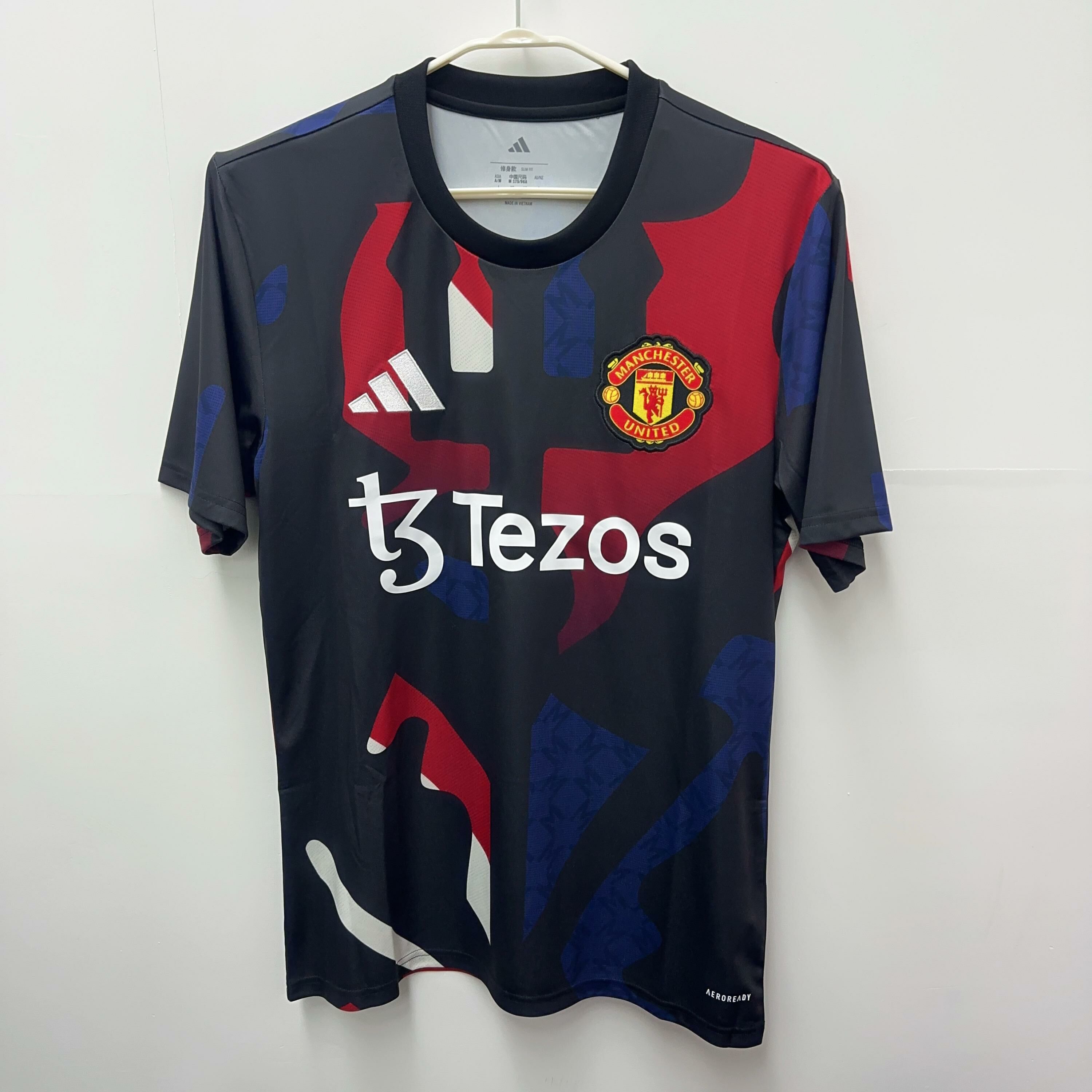 曼聯Adidas24/25三色長袖PRE MATCH