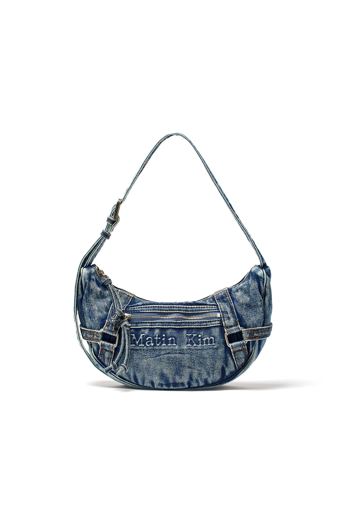 【13/2截單！突發優惠預訂】MATIN KIM MATIN WASHED DENIM MINI HOBO BAG