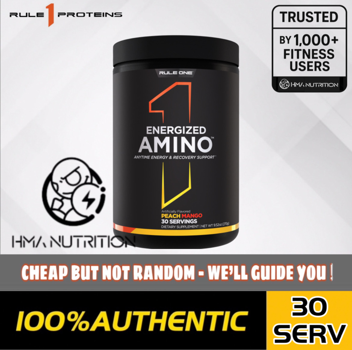 R1 Energized Amino (30Servings)