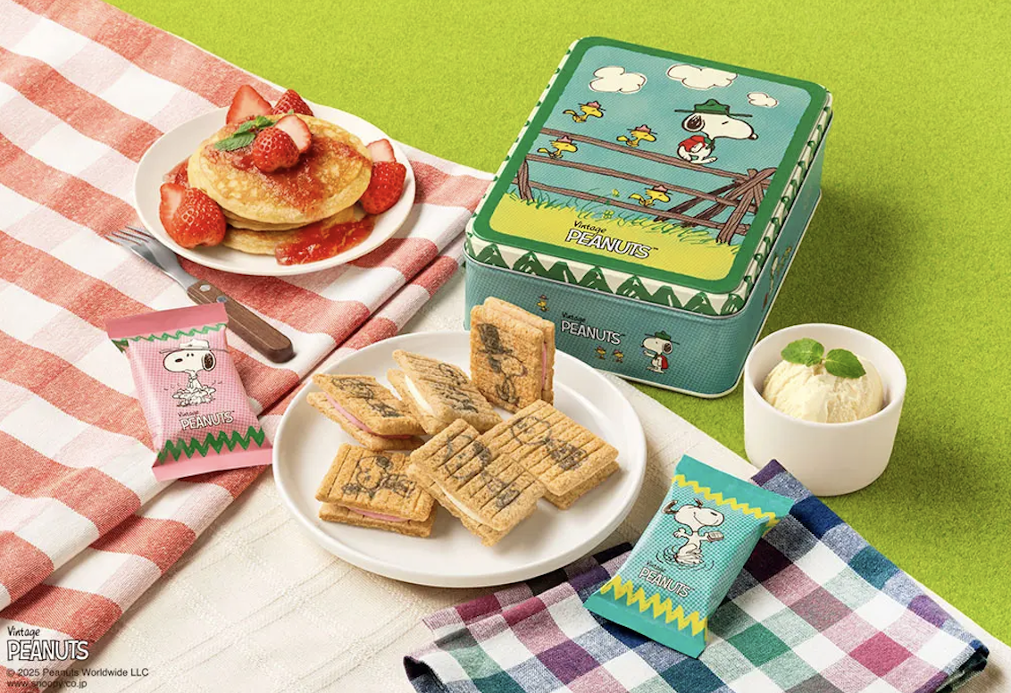 Sugar Butter Tree x Peanuts 原味&草莓鬆餅奶油夾心餅 (鐵盒)