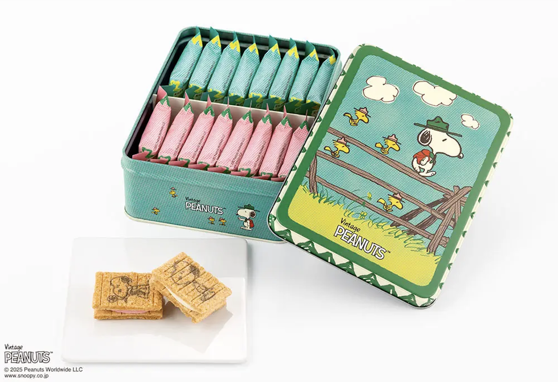 Sugar Butter Tree x Peanuts 原味&草莓鬆餅奶油夾心餅 (鐵盒)