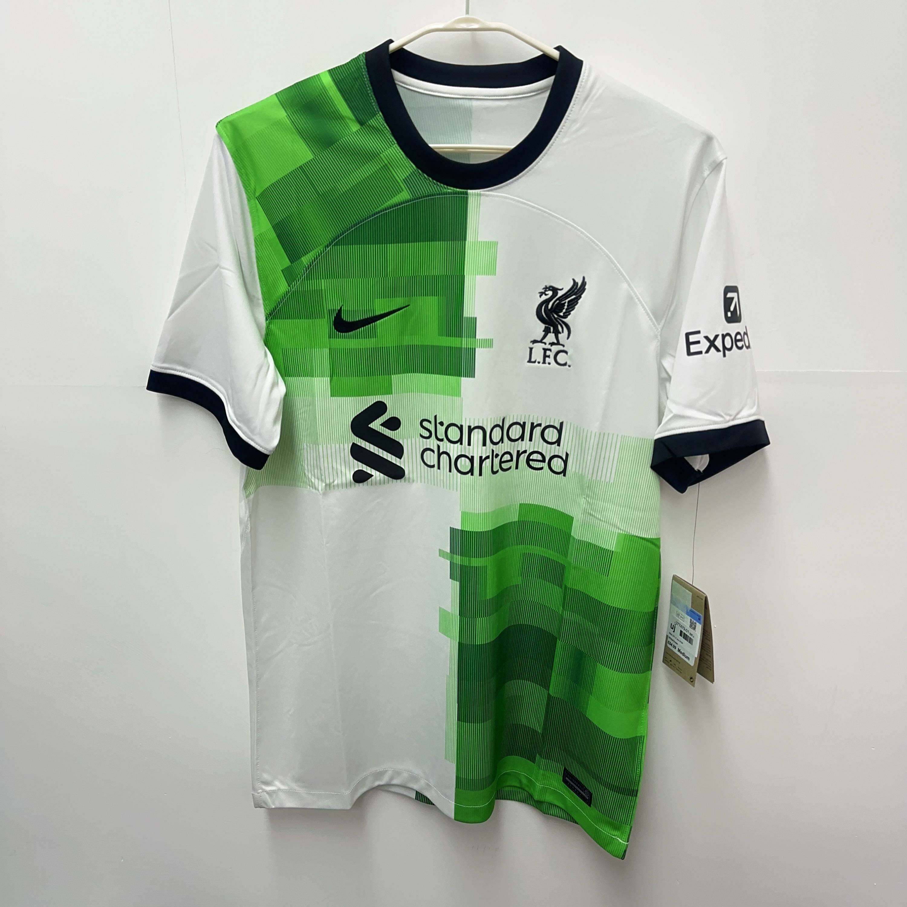 利物浦Nike23/24綠白色作客球迷版球衣