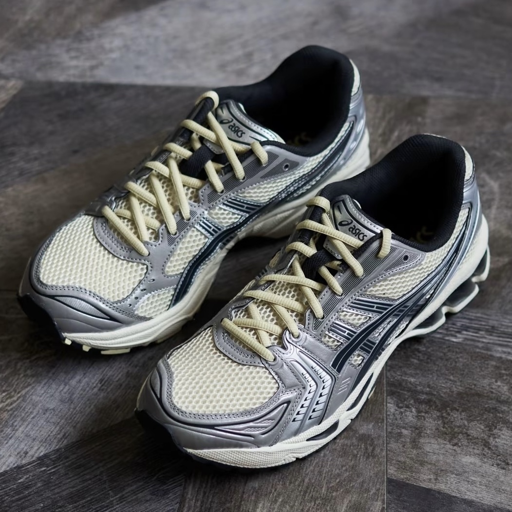 ASICS 亞瑟士 ASICS GEL-KAYANO 14 灰白 奶油白 休閒 慢跑鞋 1203A537-250