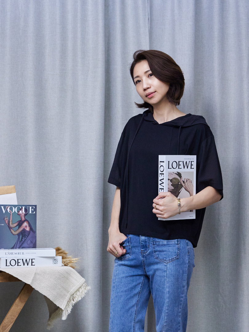 質感拼接Tee系列 |妳的週末穿搭首選拼接連帽T