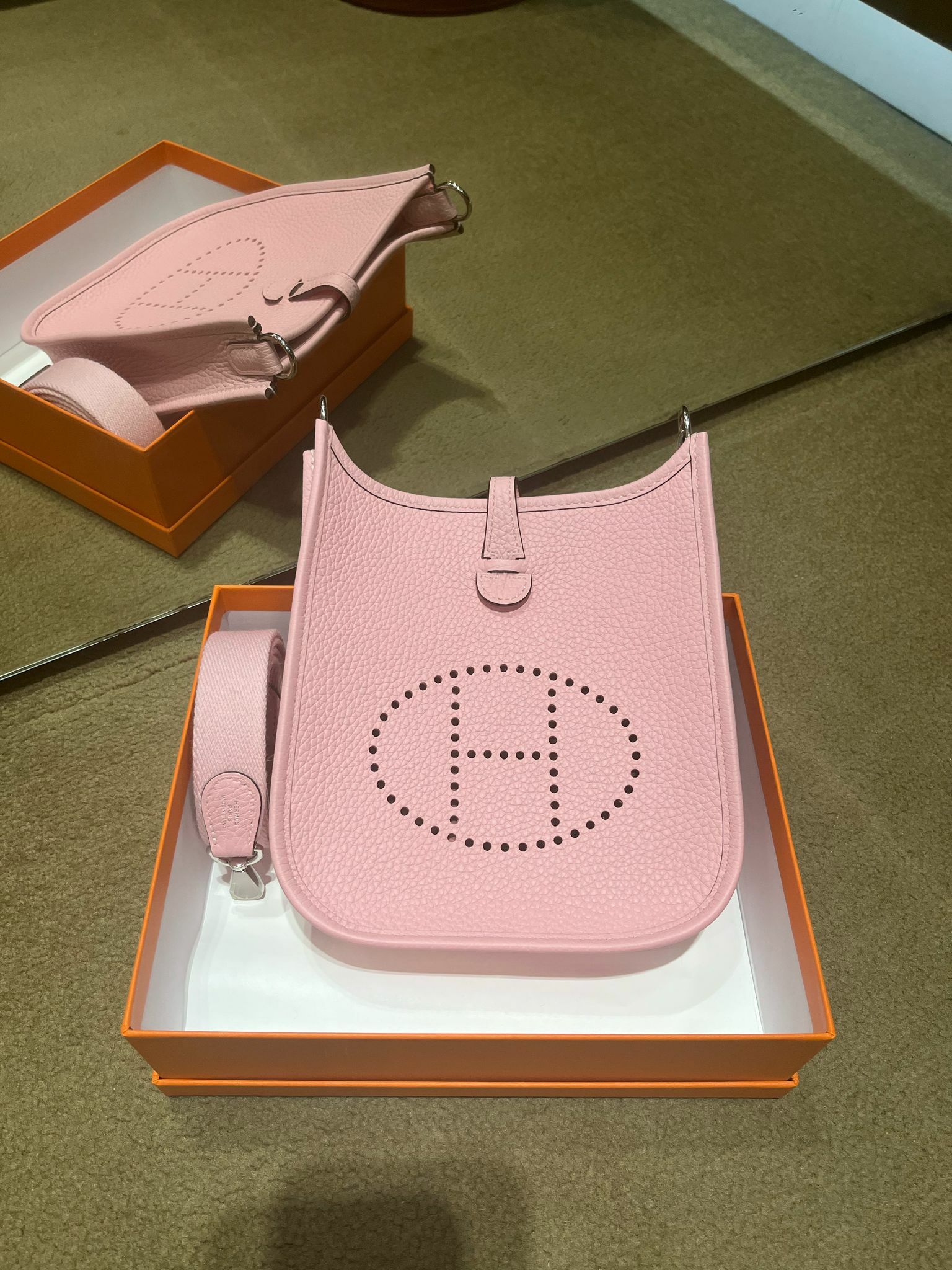 Evelyne mini 3Q rose sakura ck tc K (二代:肩帶長85cm）