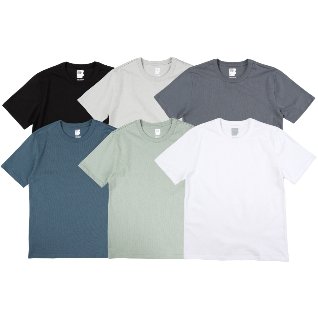 不激凸 短袖素T 10.9oz 超重磅 短T MIT台灣製 25支雙股純棉 【 FUZY  MADE】- H01