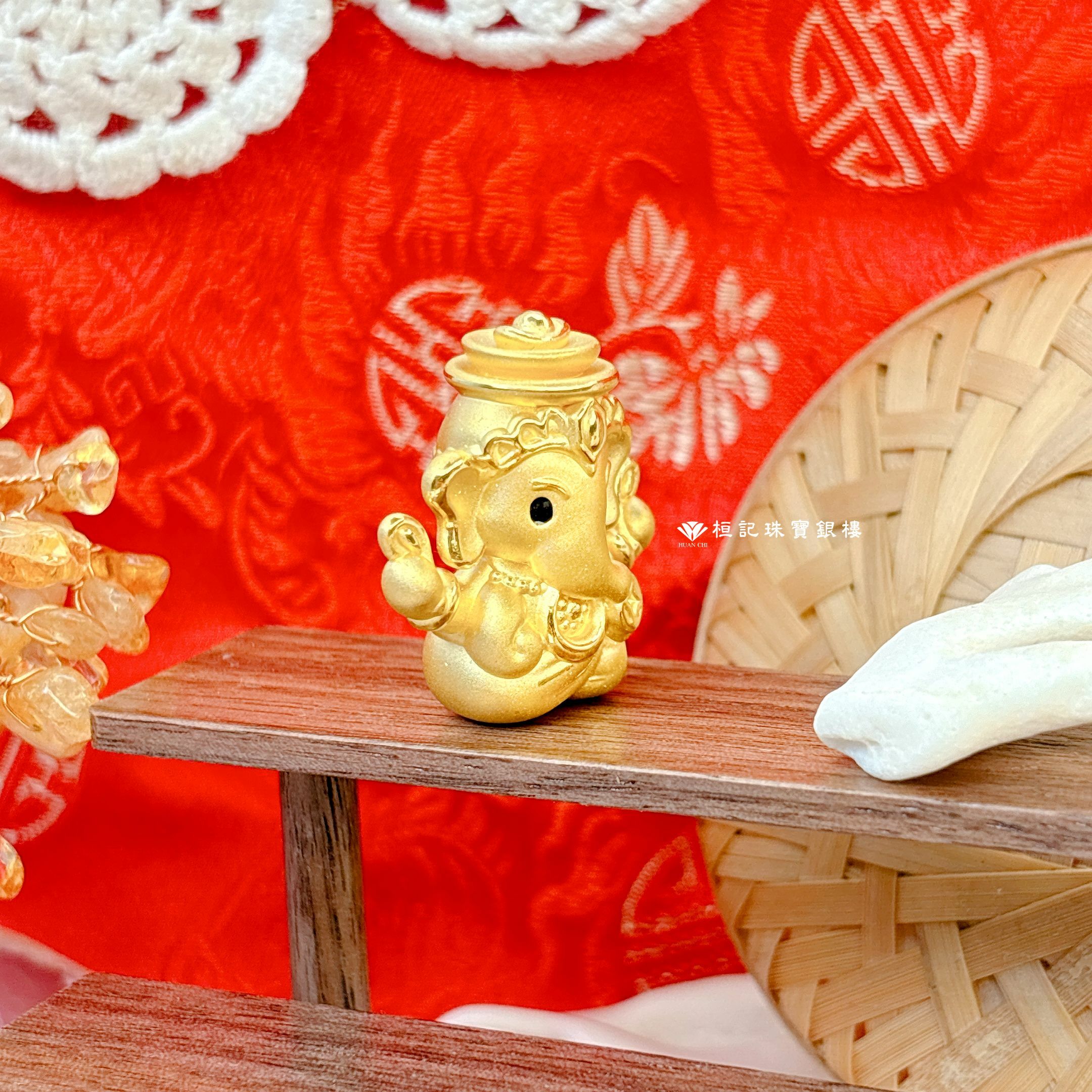 象神 黃金擺件