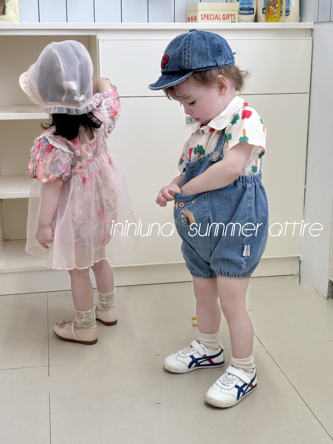 25夏 玫瑰蕾絲寶寶連身裙