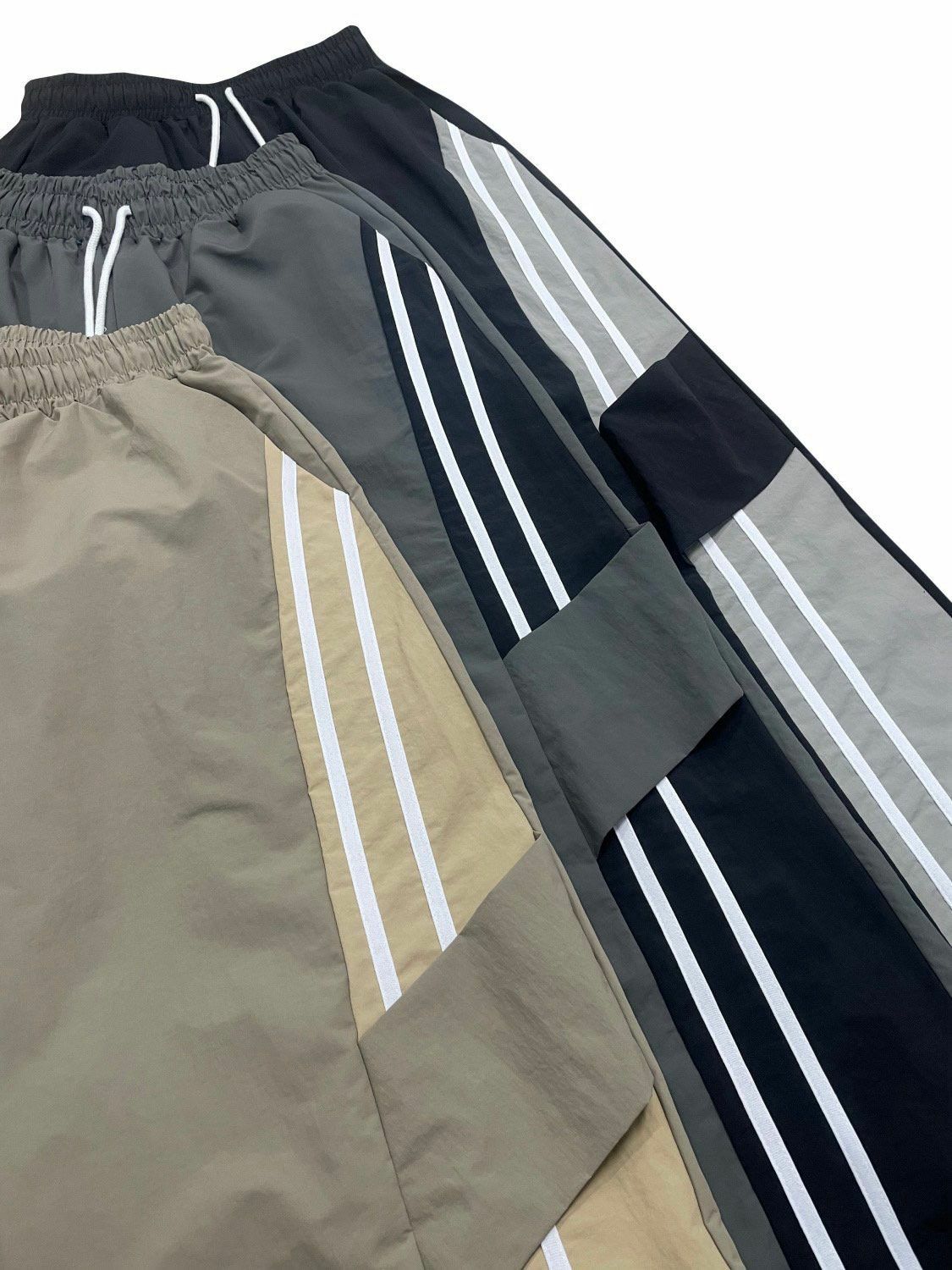 拼色可束腳鬆身褲 TAC-0160P