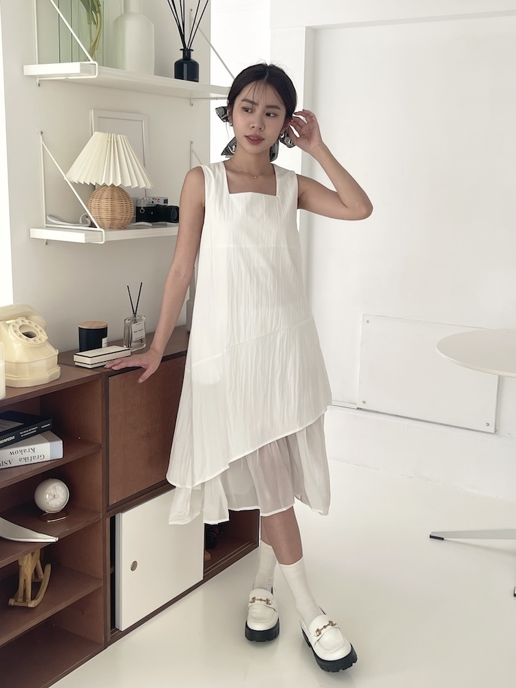 光澤漸層日系洋裝