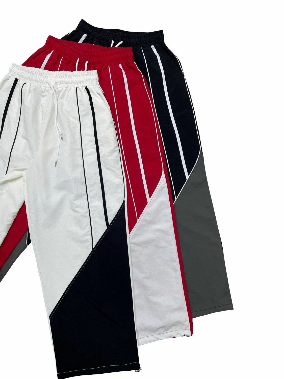 拼色可束腳鬆身褲 TAC-0161P