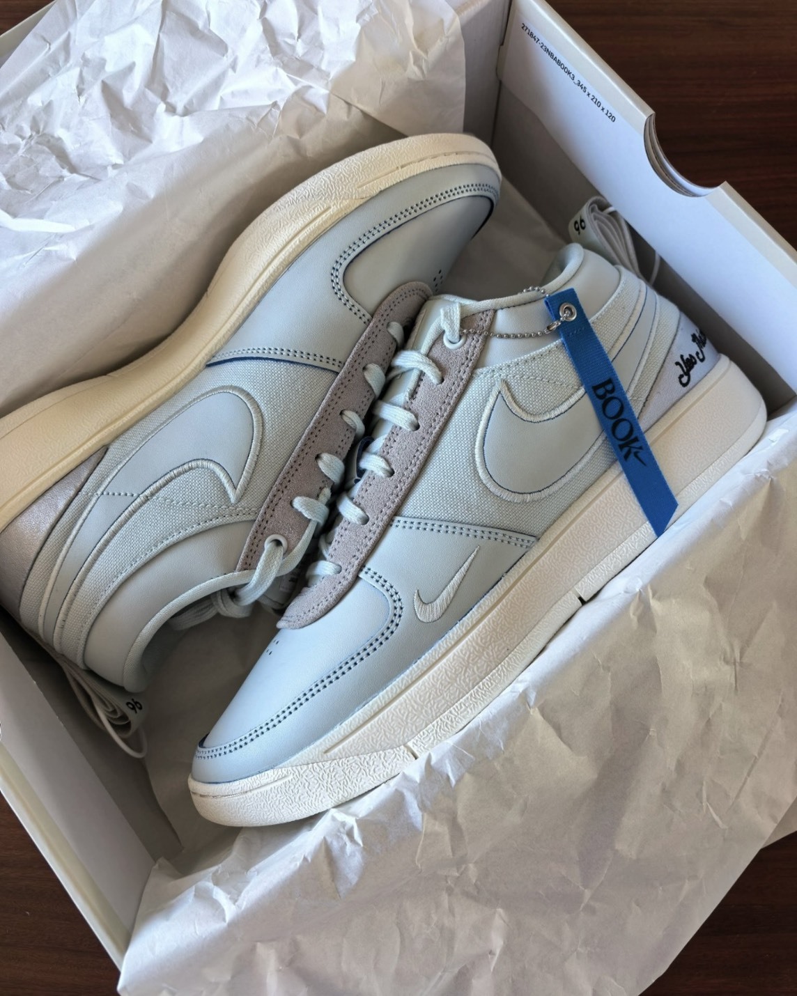 Nike Book 1 “Moss Point” EP 刮刮樂 淺灰 米白 香檳綠 麂皮