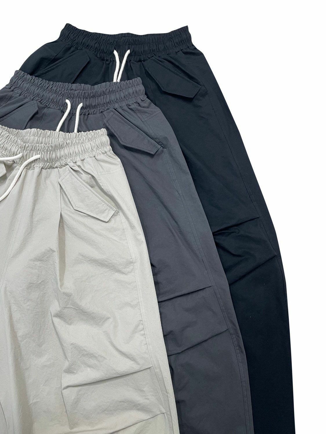 淨色可束腳鬆身褲 TAC-0163P