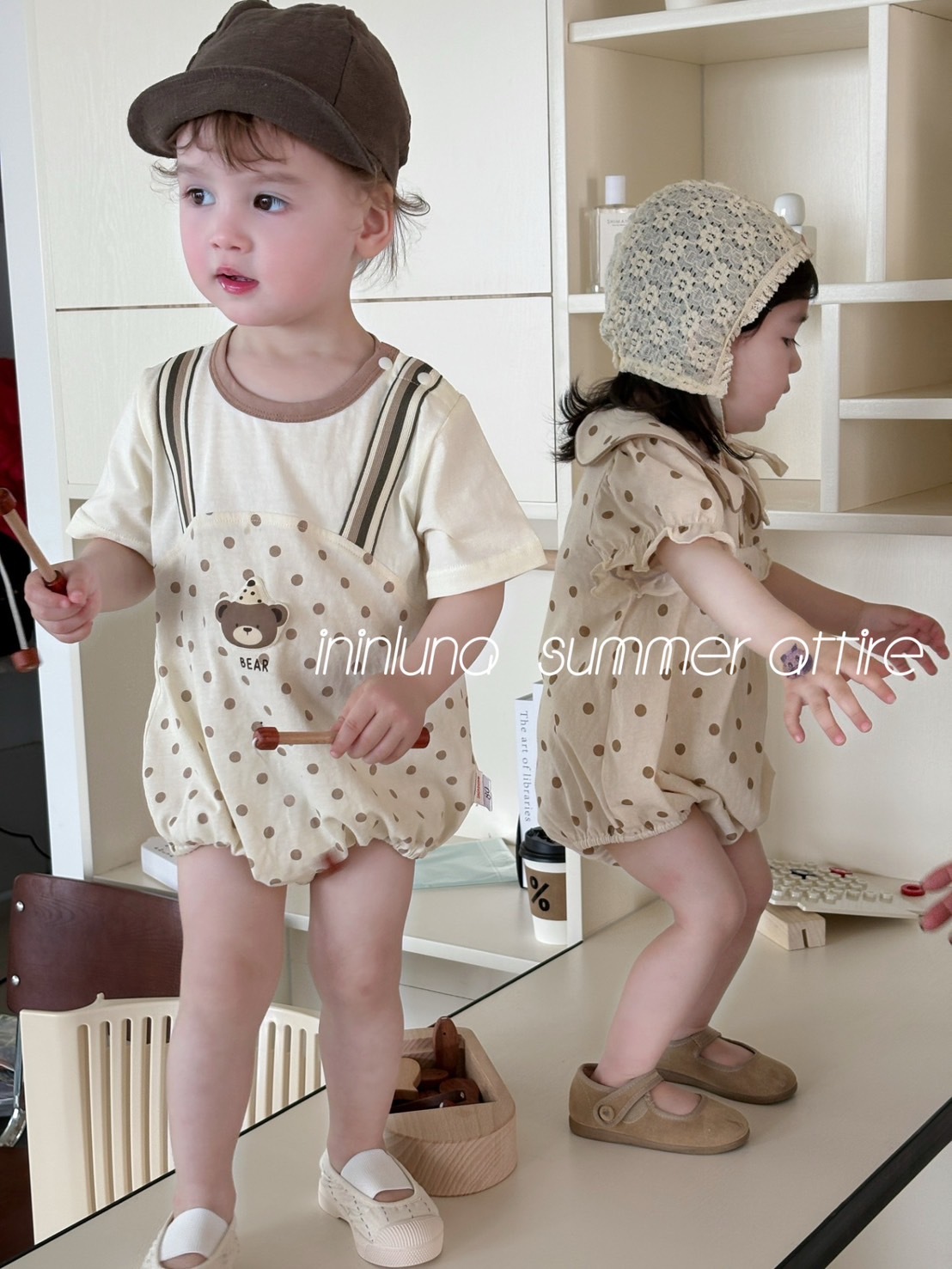 25夏 點點柔感包屁衣