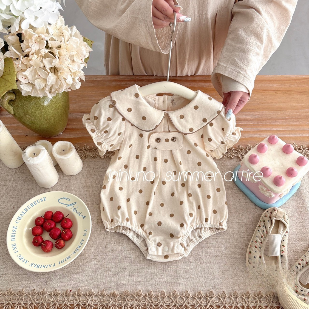 25夏 點點柔感包屁衣