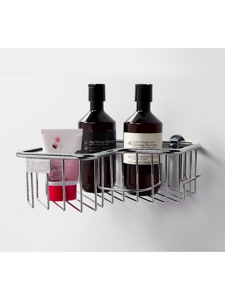 B1600-83不銹鋼角落籃(鉻色)