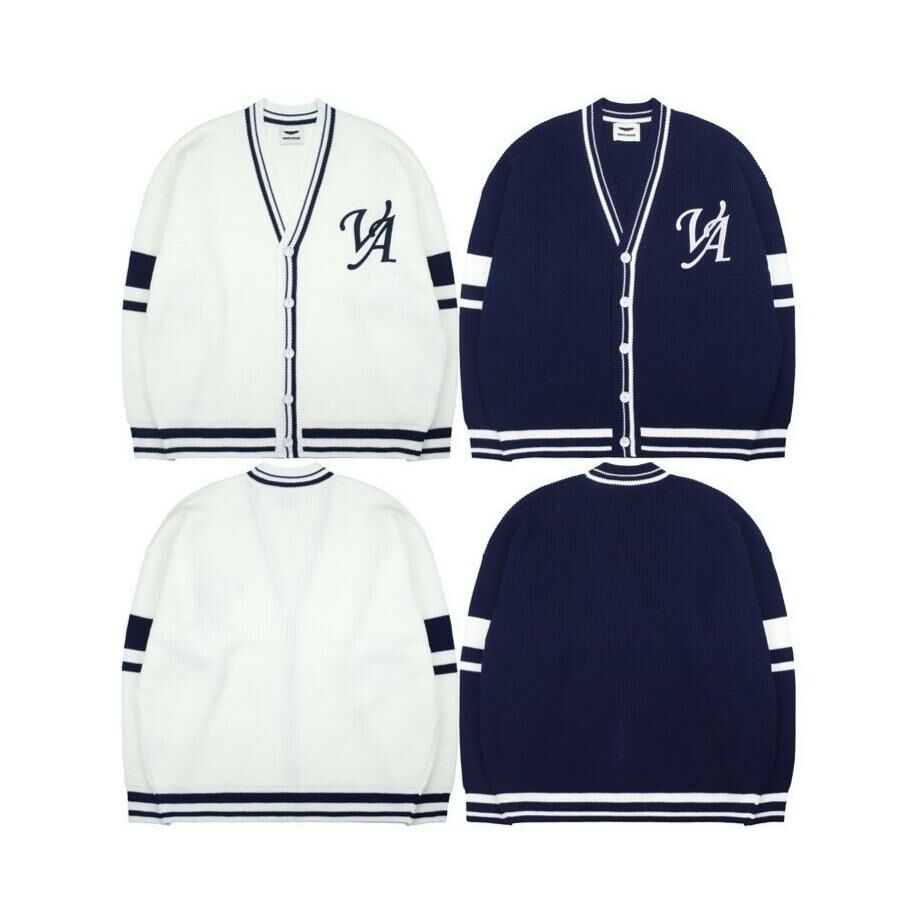 英文字開胸針織外套 TAC-0175JK