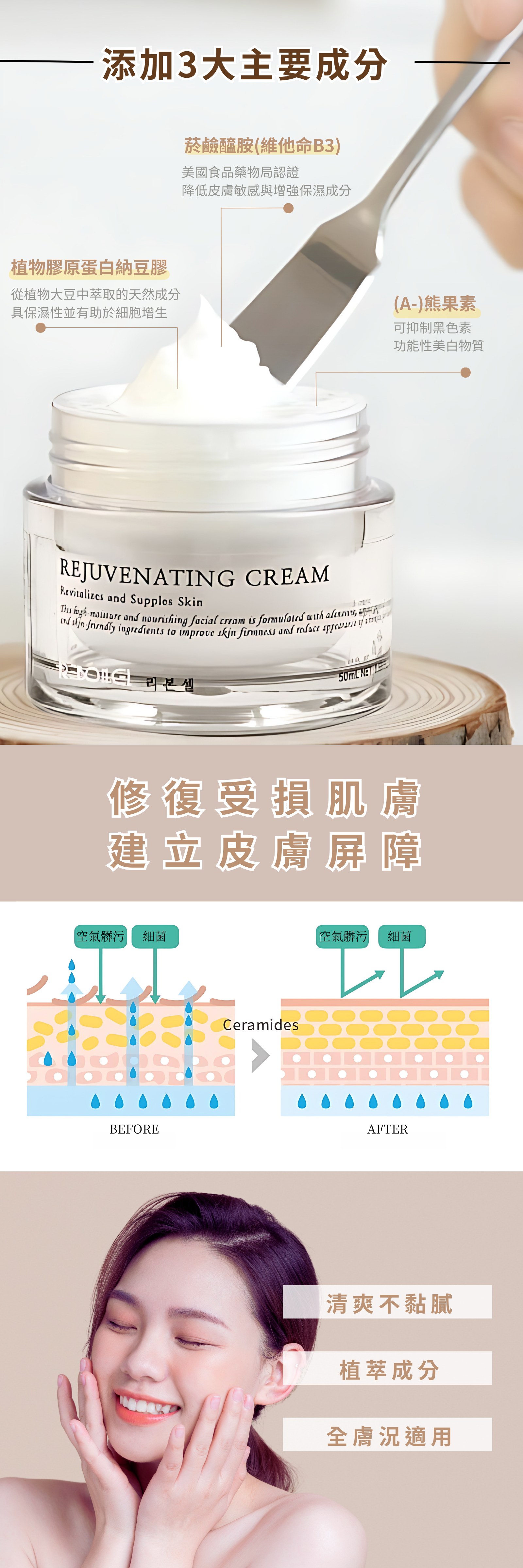 REBONCEL瑞本氏 美白煥膚霜