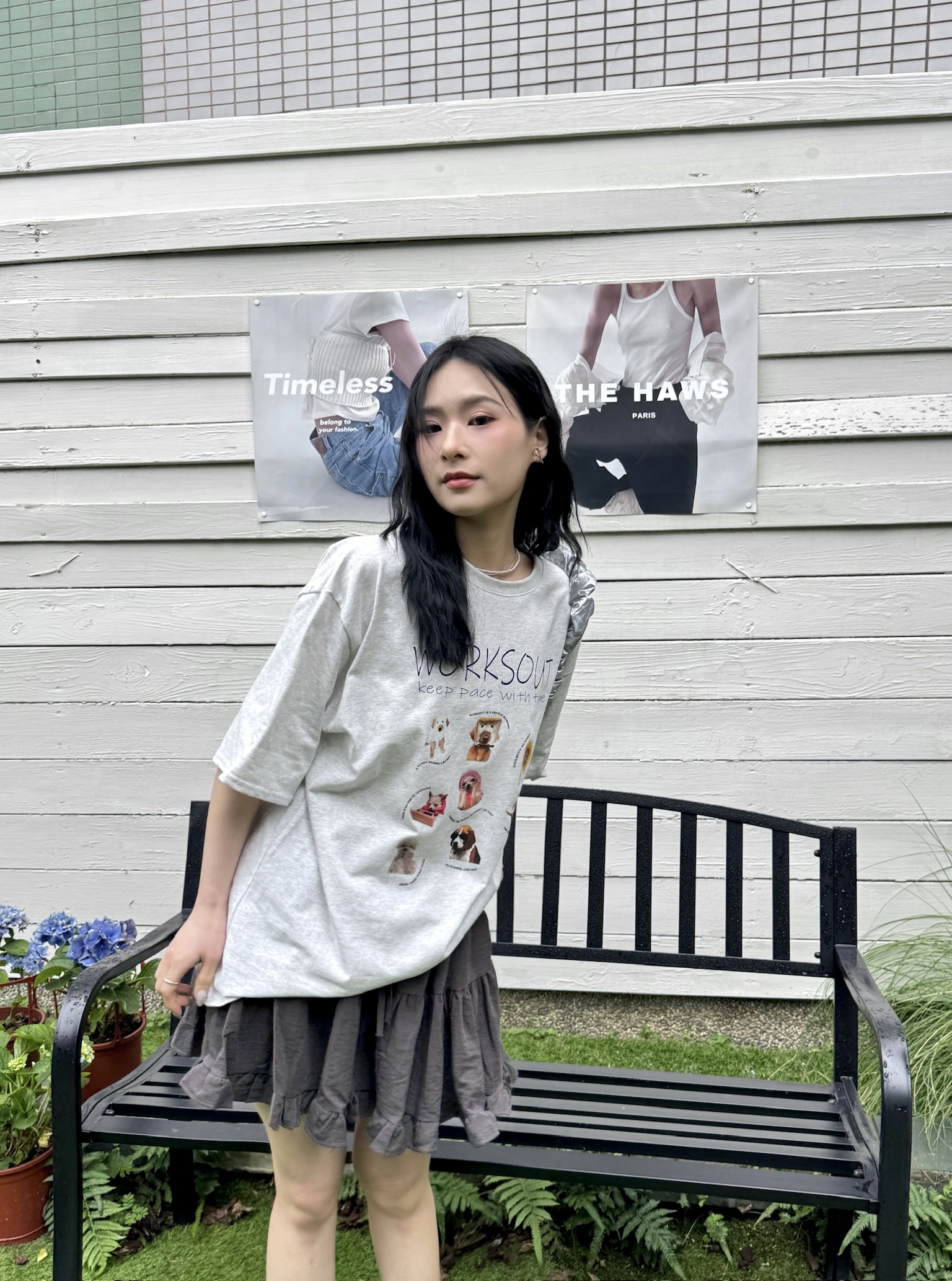 可愛到犯規狗狗大tee