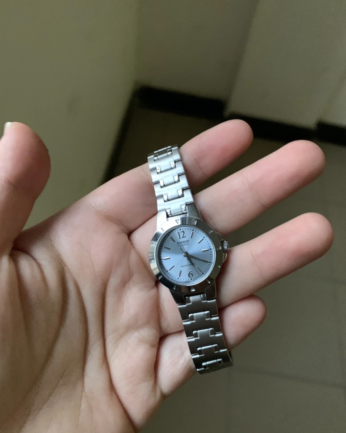 <日本限定 超美>CASIO Casio Collection碎碎冰 鋼錶帶 手錶 冰川藍 櫻花粉