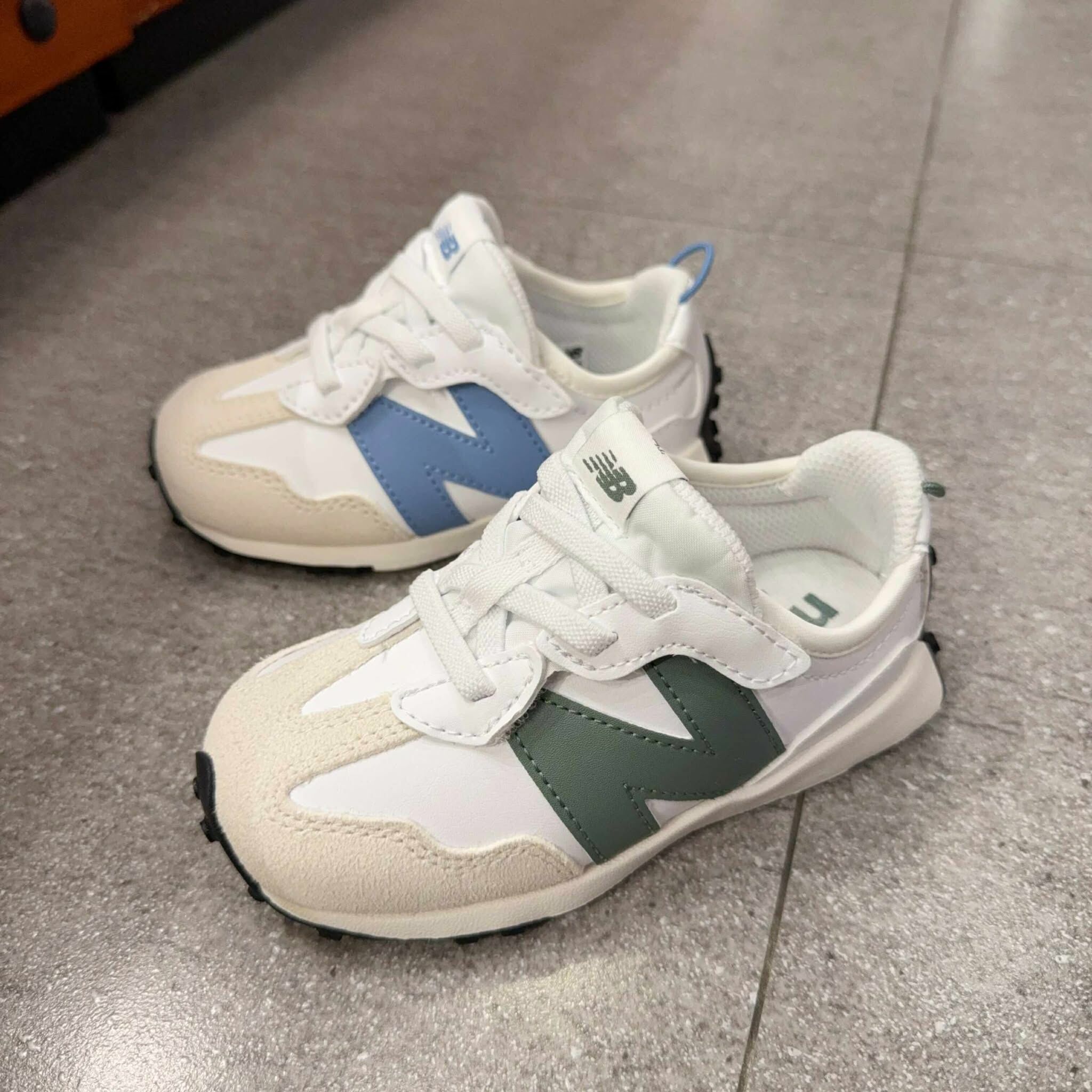 New Balance 327  童鞋 藍色nw327sw/森林綠NW327SJ