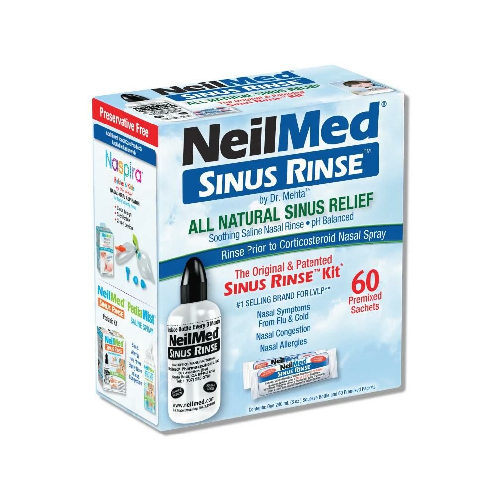 【NeilMed】耐有美塞那靈洗鼻器+60包鹽