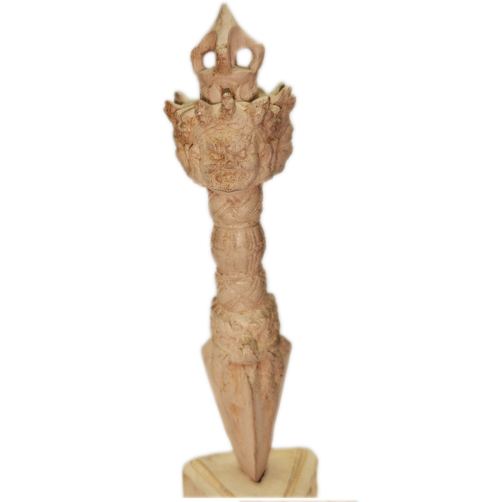 普巴杵{白陽木雕} 27公分【十方】150337