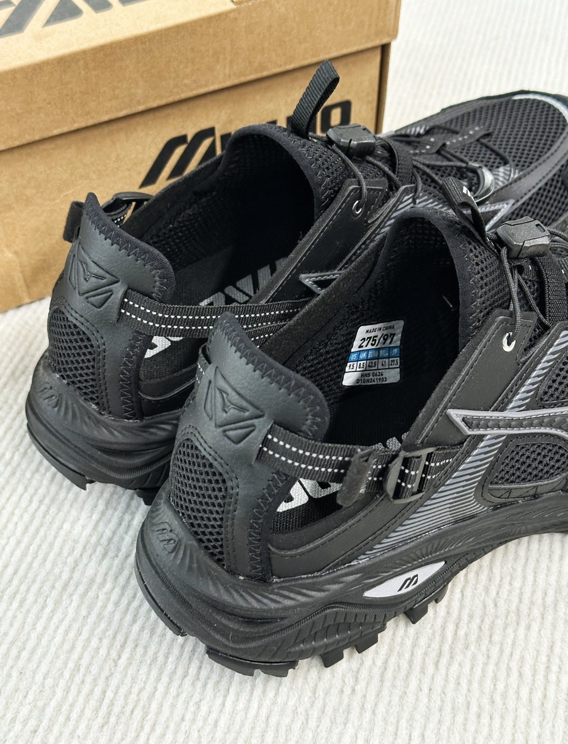 Mizuno Racer Trail SE 黑色溯溪鞋