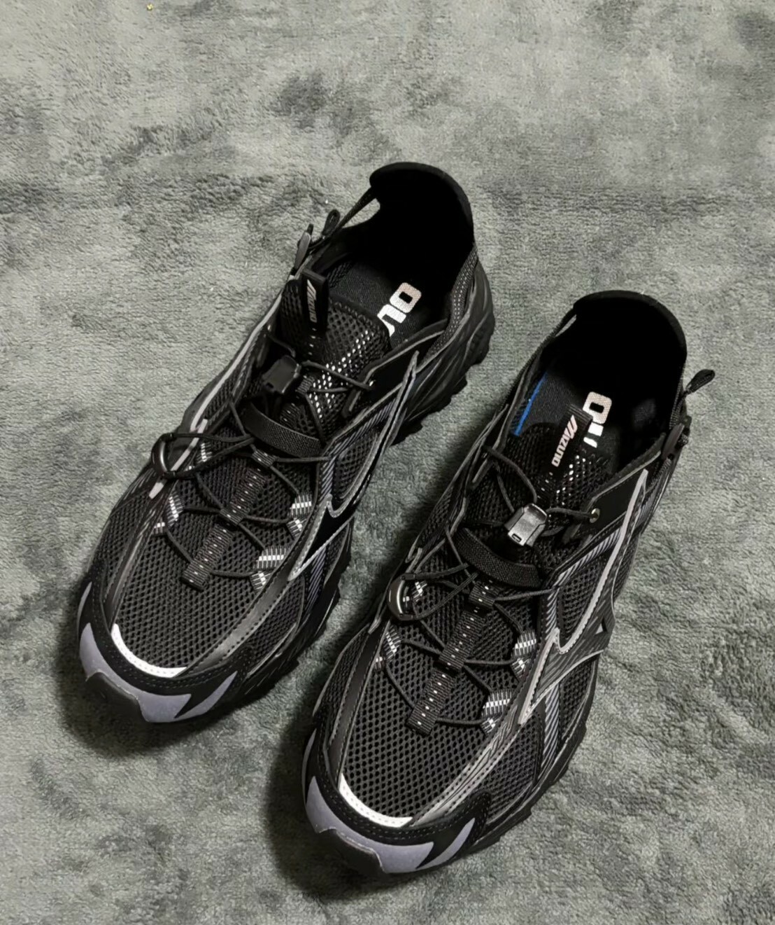 MIZUNO RACER TRAIL SE 黑色 防滑耐磨 透氣 戶外功能鞋 涼鞋