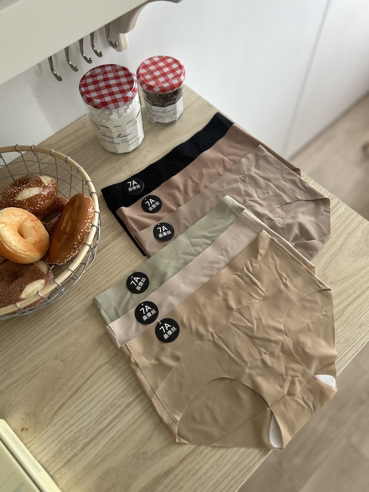 抗菌材質 蠶絲無痕內褲6入