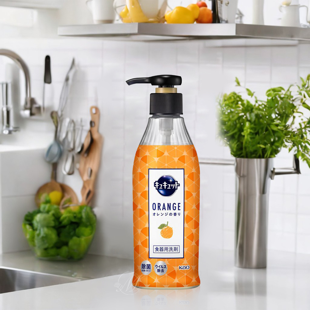 日本 Kao 花王 按壓 洗碗精 300ml 柑橘香