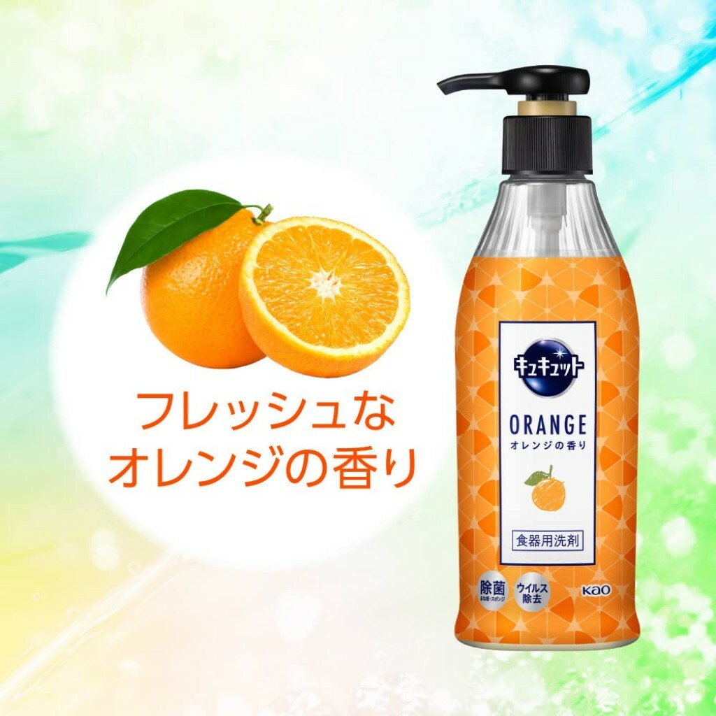 日本 Kao 花王 按壓 洗碗精 300ml 柑橘香